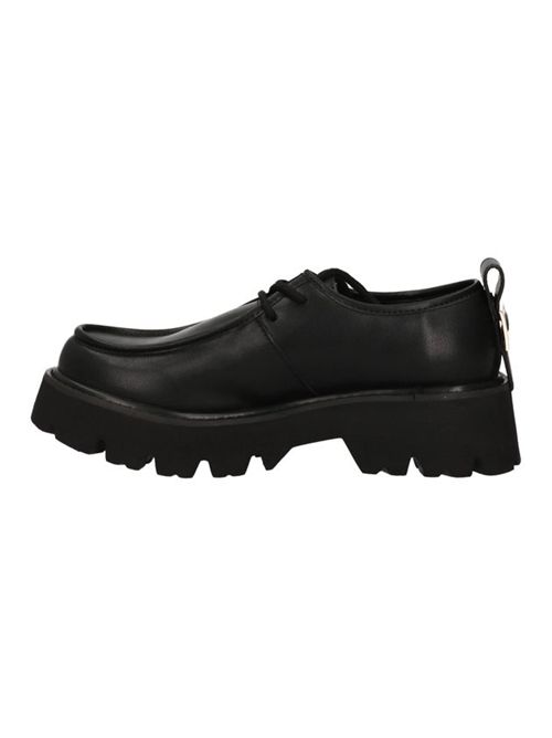 Mocassini neri logo PATRIZIA PEPE | PJ970.31NERO